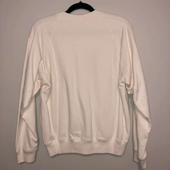 Uniqlo Cream Crewneck Sweatshirt - Picture 3 of 4